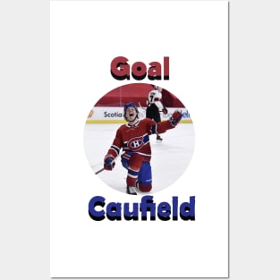 Goal Caufield Ice Hockey Posters and Art